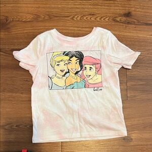 Old Navy Princess Graphic Tee - Pink and White